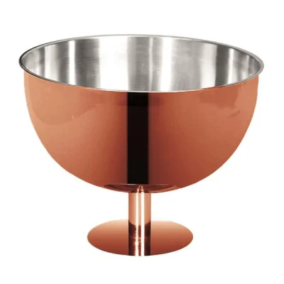 Biradlı Brd-3076-Bakır Çelik Punch Kase 28x24 Cm
