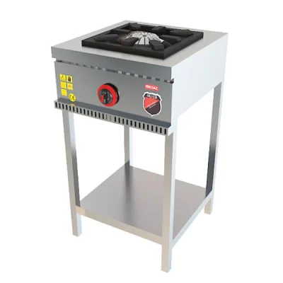SilverInox TB-1G LPGli Taban Raflı Midi Ocak