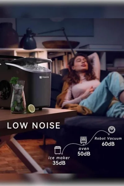 VOSCO VHZB-12H Eco Buz Makinesi Siyah