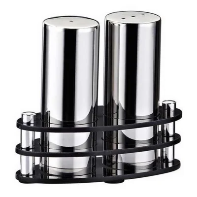 Biradlı Grv-08 2 Li Elips Pleksi Standlı Tuzluk Takımı Parlak
