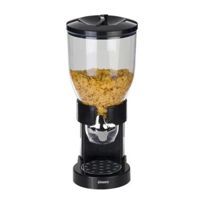 Biradlı Grv-10413 Tekli Corn Flakes Dispenser 3,5 L Siyah