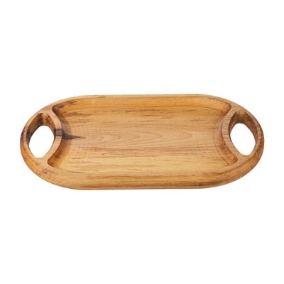 Biradlı Grv-1884 Ceviz Hamburger Sunum 35x20 Cm