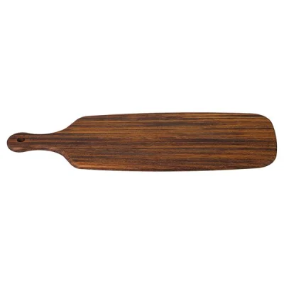 Biradlı Grv-1895 İroko Ekonomik Pide Sunum Tahtası 50x17 Cm