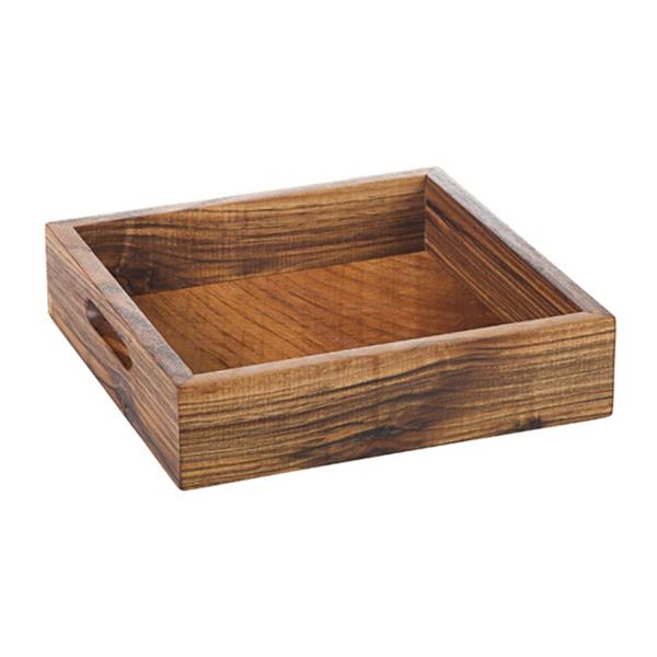 Biradlı Grv-1898 Kare Ekmeklik Ahşap 23x23 Cm
