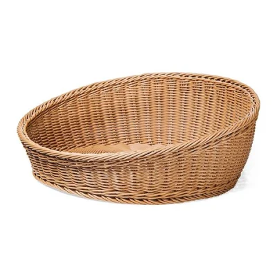 Biradlı Grv-2007-A Açık Büfe Plastik Yuvarlak Sepet 45X45X16 Cm