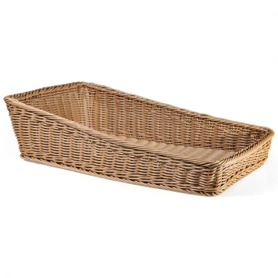 Biradlı Grv-2419-C Açık Büfe Plastik Dikdörtgen Sepet 30X50X7/16 Cm