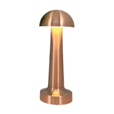 Biradlı Grv-811-Bakır Şarj Edilebilir Masa Lambası 9x21 cm