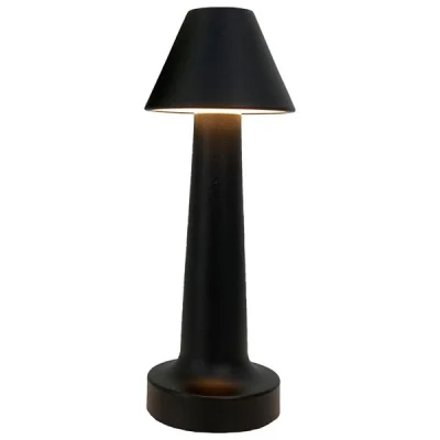 Biradlı Grv-812-Siyah Şarj Edilebilir Masa Lambası 9x22 cm