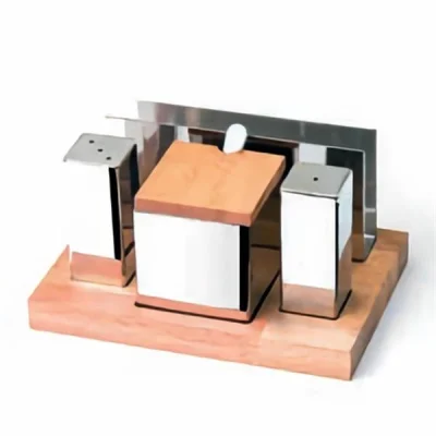 Biradlı Grv-93 4 Lü Tuzluk-Peçetelik Takımı