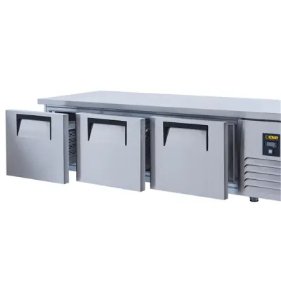Gast PAB1300C Pişirici Altı 3 Kapılı Buzdolabı