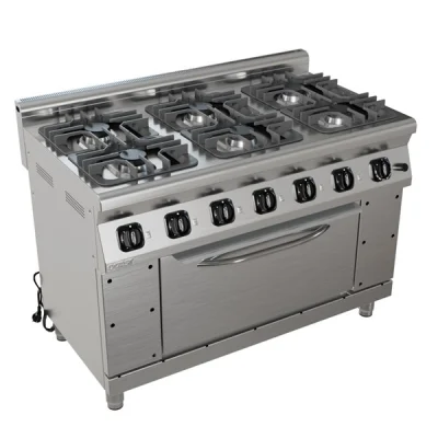 Gast 9KZG120 6 lı Gazlı Kuzine 1200x930x850