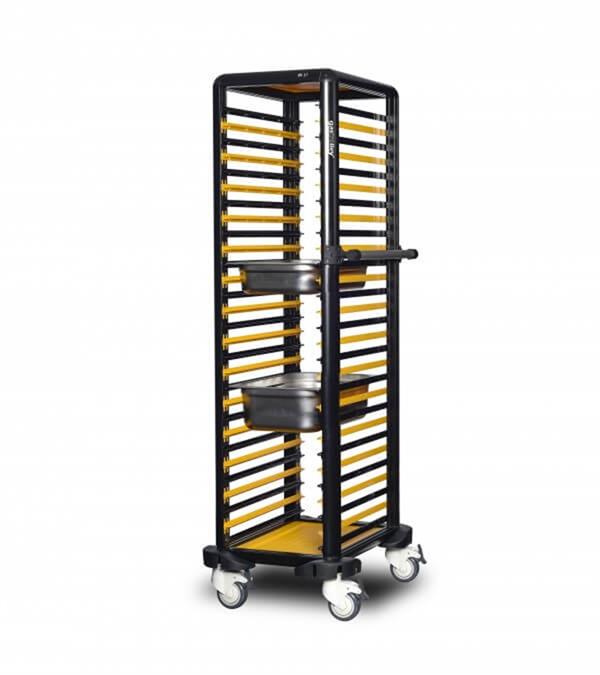 Gastrolley G.GN.150.S.1 150 Tekli Gn Küvet Taşıma Arabası Etrafı Açık 53x71x174cm