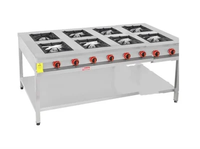 Himaksan TBOG 1510 8 Lı Taban Raflı Ocak Gazlı Dg-Ce