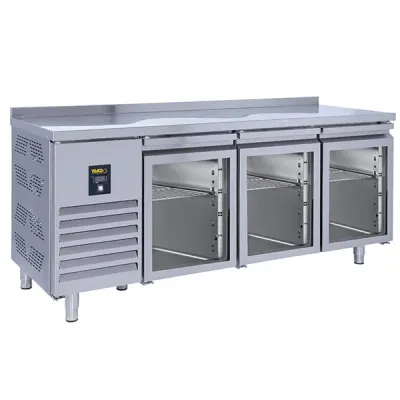 Gast TTCB1300C Tezgah Tipi 3 Cam Kapılı Snack Buzdolabı