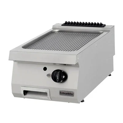Öztiryakiler 700 Seri Set Üstü Grill Plate Oluklu Gazlı 40*70*30