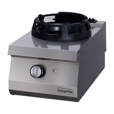 Öztiryakiler 700 Seri Set Üstü Wok Ocak Tekli Gazlı 40*70*30-14 Kw