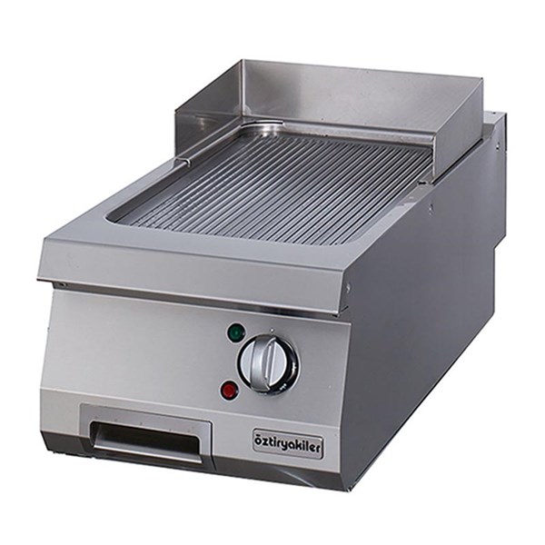 Öztiryakiler 900 Seri Set Üstü Grill Plate Oluklu Elektrikli 40*90*30