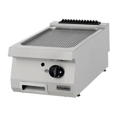 Öztiryakiler 900 Seri Set Üstü Grill Plate Oluklu Gazlı 40*90*30