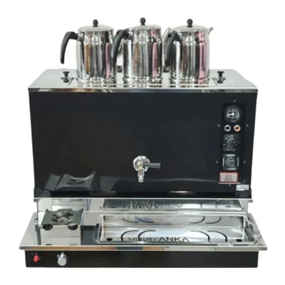 Anka 3 Demlikli Black Pro Plus Otomatik Çay Makinesi