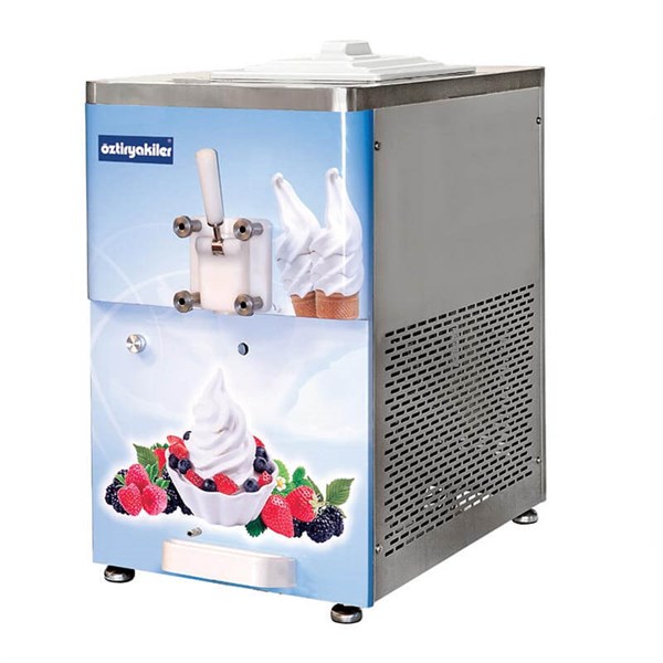 Öztiryakiler Dondurma Ve Frozen Yoğurt  Makinası Set Ustu Tek Kollu Pompalı Karıstırıcılı 11 Lt Oef1500Aps