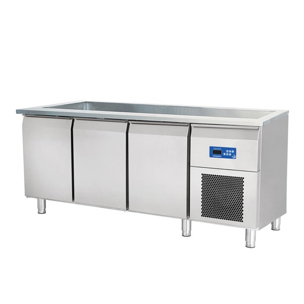 Öztiryakiler Tag 370 Ntv Üç Inox Kapılı Evyeli Buzdolabı