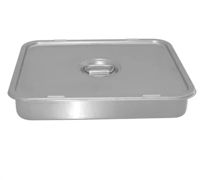 PRES BASKI TEPSİ KAPAKLI 0,80 MM SAPLI 45*60*8