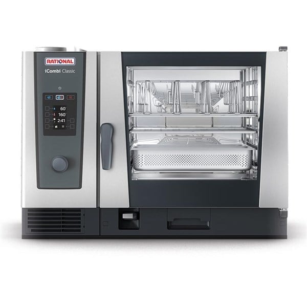 Rational İcombi Classic Buhar Konveksiyonlu Elektrikli Fırın 6x2/1 Gn Kapasiteli