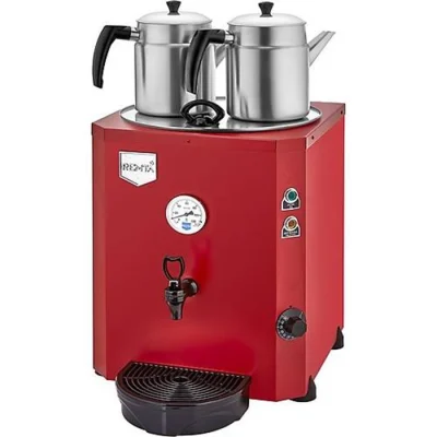 Remta DE11 2 Demlikli Jumbo 23 lt Çay Ocağı Kırmızı