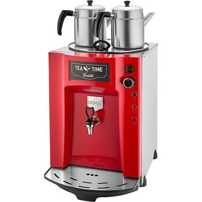 Remta DE11P 2 Demlikli Premium Jumbo 23 lt Çay Ocağı Siyah