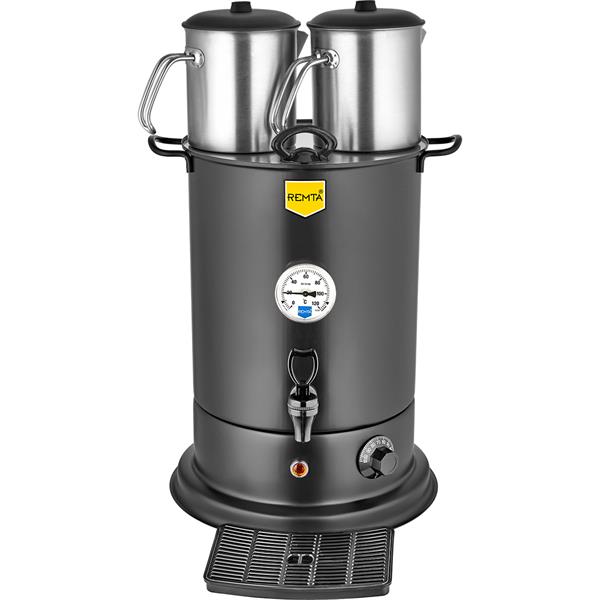 Remta EL11 2 Demlikli Elite Çay Makinesi 20 lt Siyah