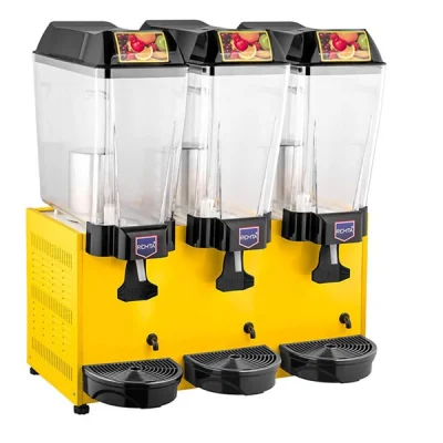 Remta ST16 Üçlü Şerbet Makinesi 3x20 lt Sarı