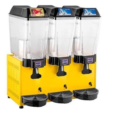 Remta ST19 Üçlü Şerbet & Ayran & Ayran Makinesi 3x20 lt Sarı