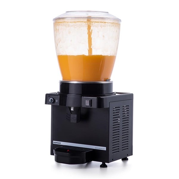 Samixir 22 L Panoramik Fıskiyeli Soğuk İçecek Dispenser Analog Siyah