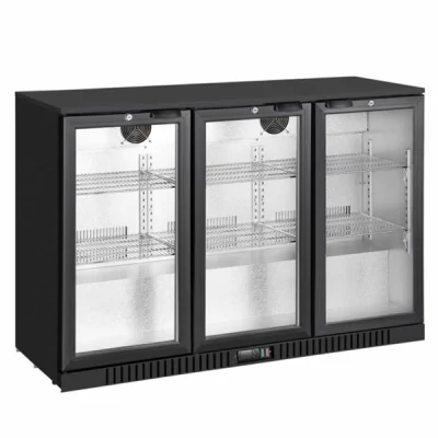 Senox BBCS-350 Üç Sürgü Kapılı Bar Altı Şişe Soğutucu (Boyalı)