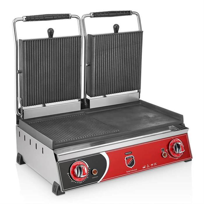 SilverInox 2132 Elektrikli Çift Kapaklı Tost Makinesi 20 Dilim