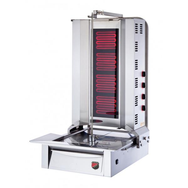 SilverInox AD-04 4 Radyanlı Alttan Motorlu Elektrikli Döner Ocağı