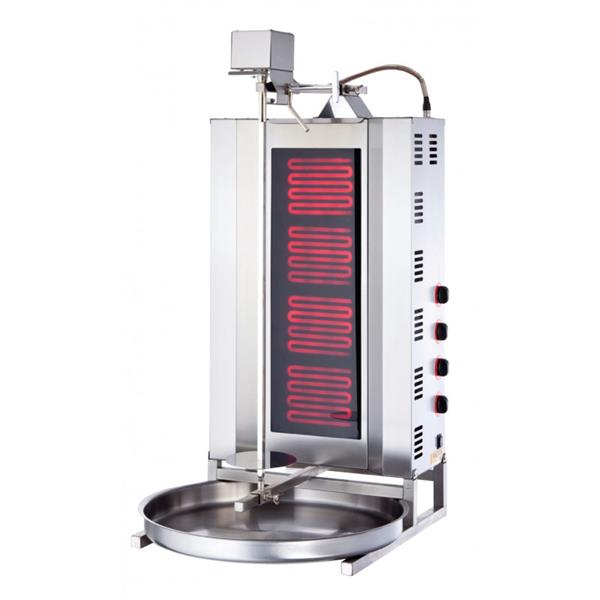 SilverInox ED-04 4 Radyanlı Üstten Motorlu Elektrikli Döner Ocağı