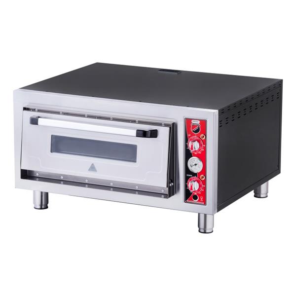 SilverInox PF-92 Elektrikli Tek Katlı Pizza Fırını 92x62 cm