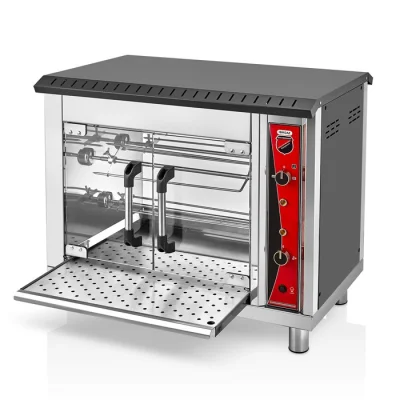 Silverinox PL-12 Elektrikli Piliç Çevirme Makinesi