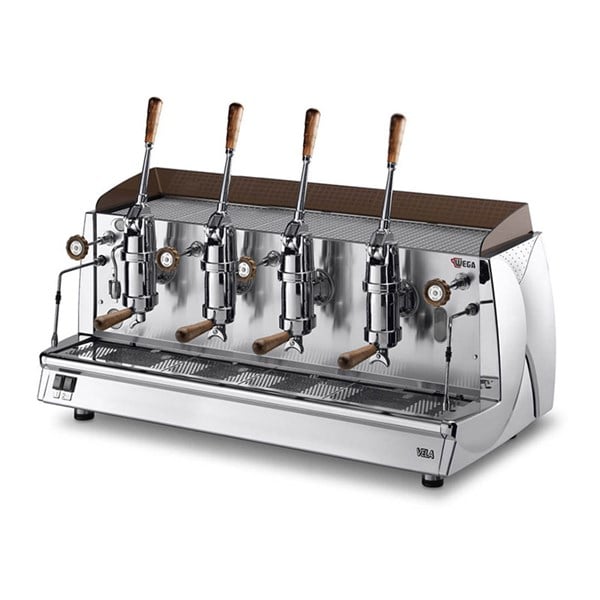 Wega VELA ALE4 Pistonlu Espresso Kahve Makinesi, 4 Grup