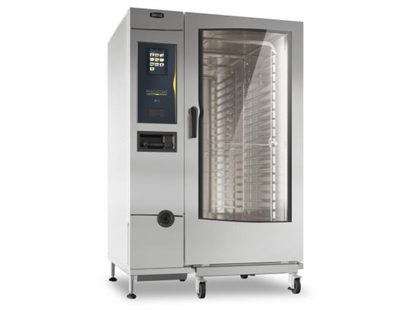 Zanussi 218784 Magistar Doğal Gazlı Boylerli Kombi Fırın 20 Tepsili GN 1/1 Dokunmaktik Ekranlı