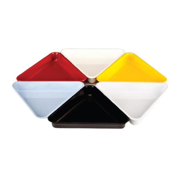 Zicco K-1107 Üçgen Melamin Teşhir 40x6 Cm Beyaz