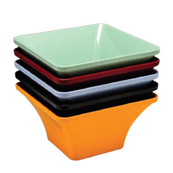 Zicco K-1407 Köşeli Melamin Kase 27x27x14,5 Cm Yeşil