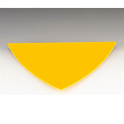 Zicco K-654 Üçgen Melamin Teşhir 47,5 Cm Sarı