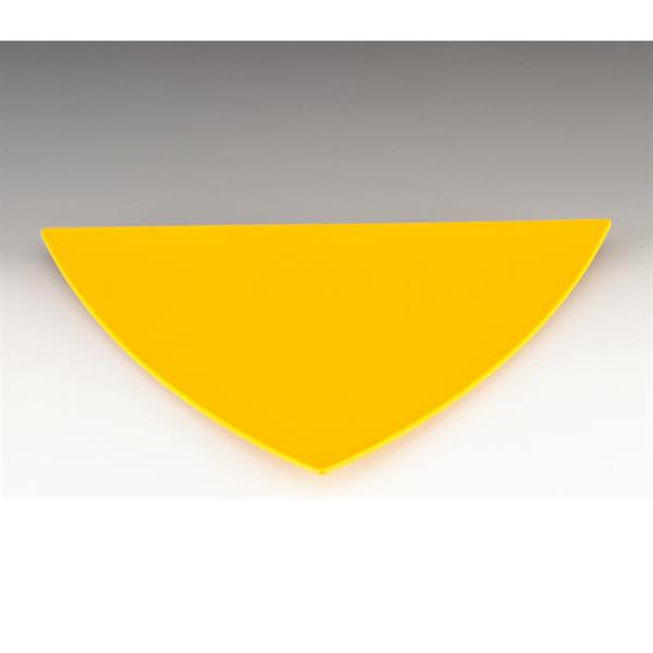 Zicco K-654 Üçgen Melamin Teşhir 47,5 Cm Sarı