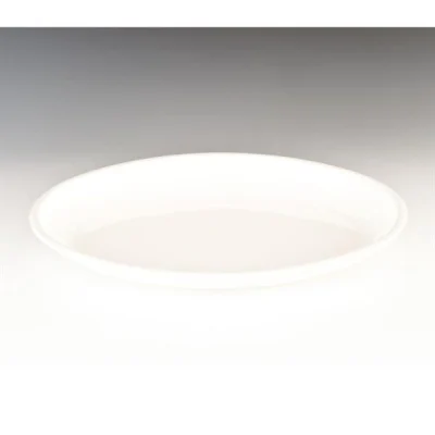 Zicco K-883 Oval Melamin Teşhir 55x39x6 Cm Beyaz