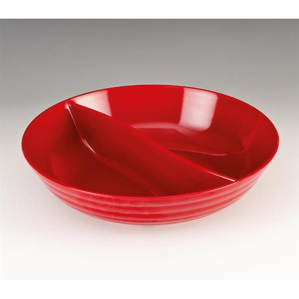 Zicco K-993-B Yuvarlak Bölmeli Melamin 33,5x9 Cm Kırmızı