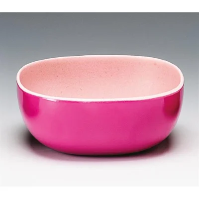 Zicco Whr 2134 Renkli Oval Bambu Çerezlik-Pembe 12X12 Cm