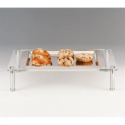 Zicco Zcp 029 Tek Katlı Çelik Tepsili Teşhir Standı 55,5x35,5x12 Cm