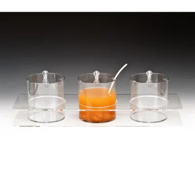 Zicco Zcp 088 Polikarbonat 3 Lü Sosluk Reçellik Akrilik Stand 21x60x18 Cm